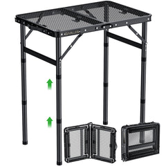 GARLLEN folded front view showing compact carry and easy storage benefit