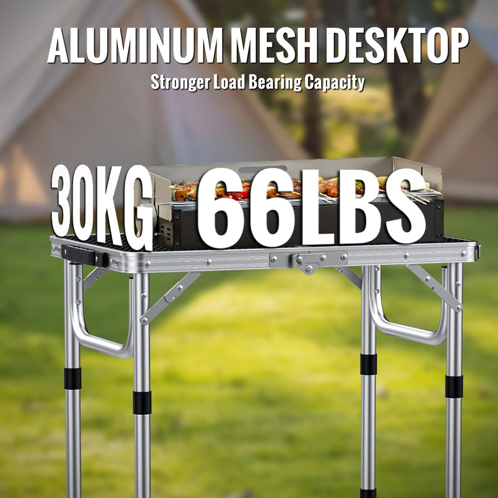 GARLLEN close-up of iron mesh tabletop highlighting heat resistance benefit