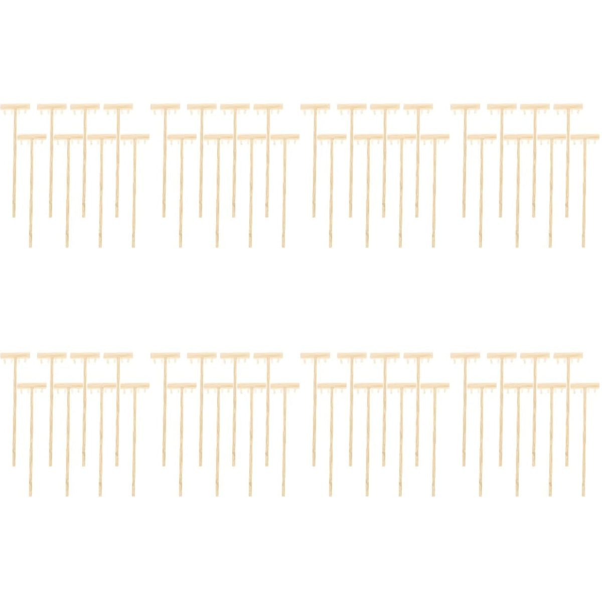 Garneck front packaging showing 64 bamboo rakes and storage benefit