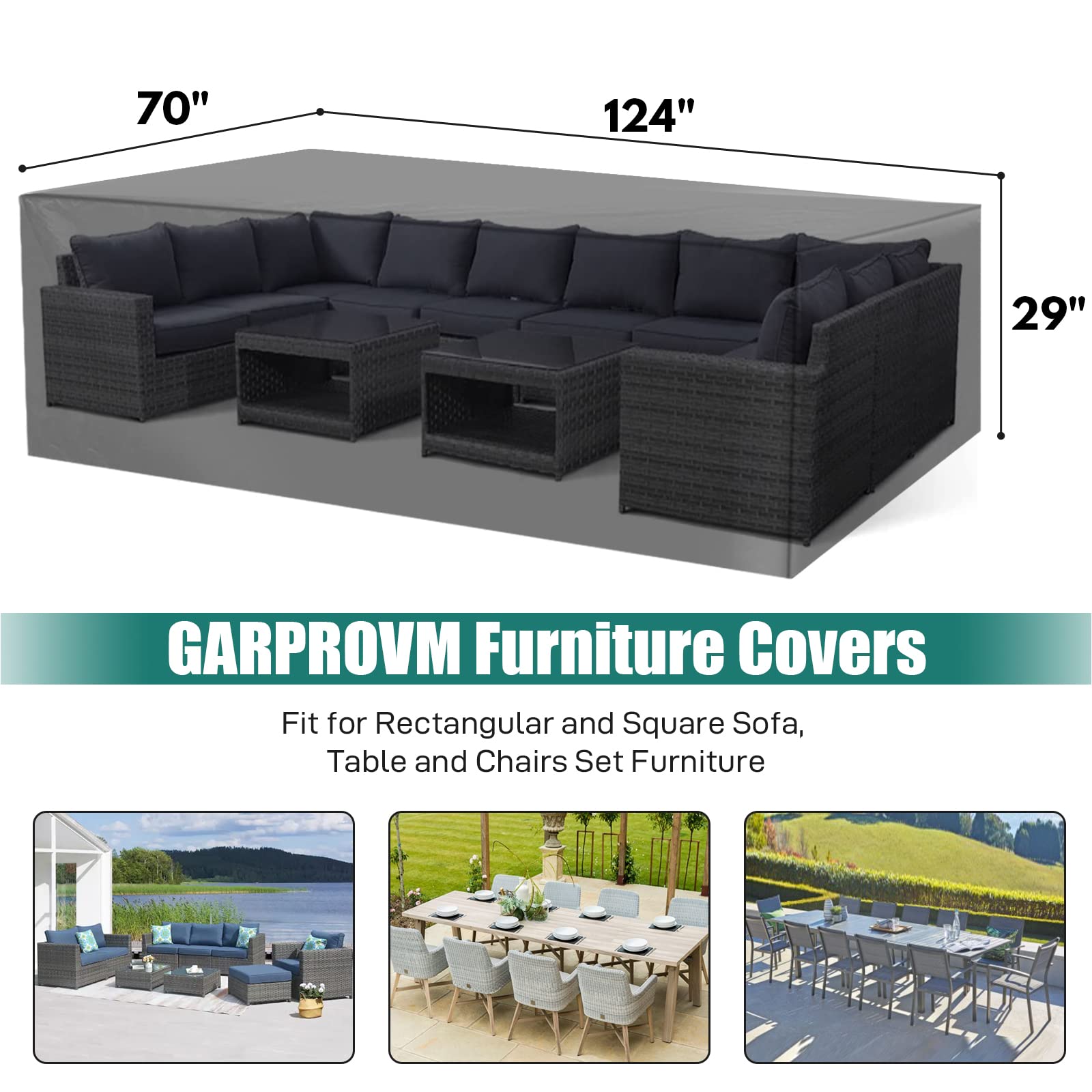 GARPROVM 600D fabric close-up showing durable texture and water resistance
