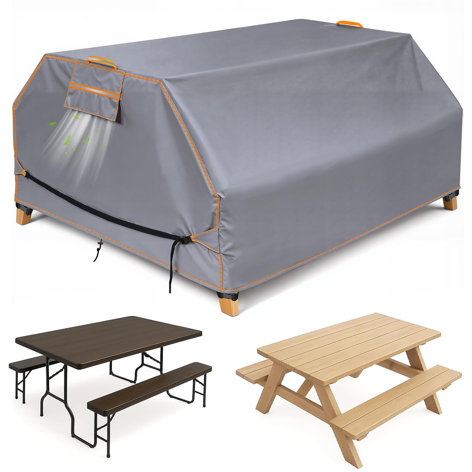 GARPROVM front view showing full coverage and protection, keeps table dry