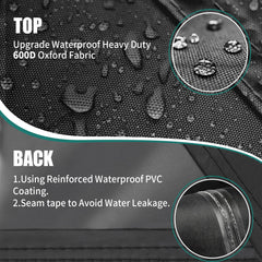 GARPROVM reinforced double seams close detail demonstrating tear resistance