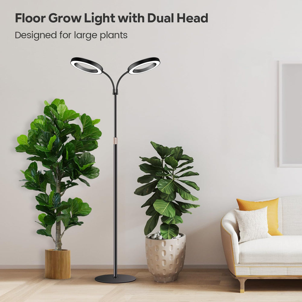 Garpsen Halo over multiple potted plants illustrating even growth support