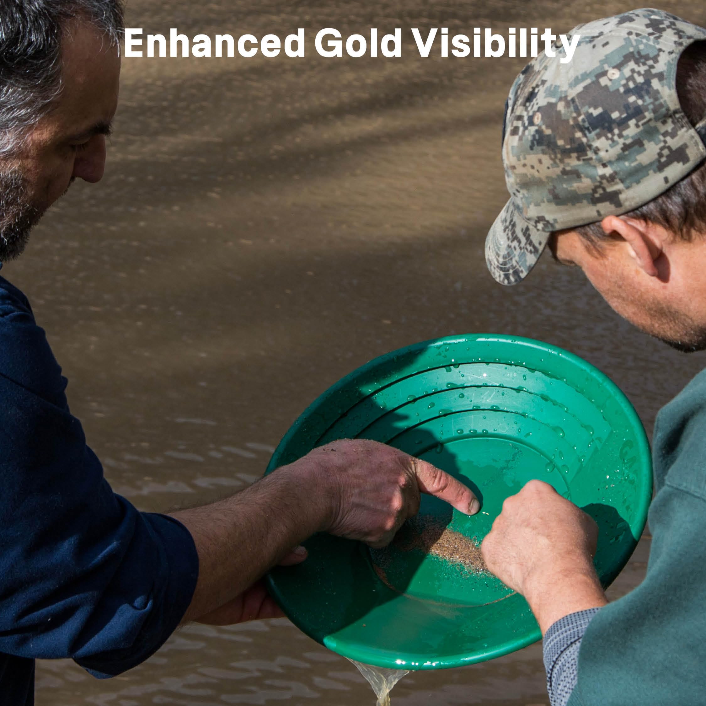 Garrett prospecting kit being used at a riverbank demonstrating portability and real-world sampling advantage