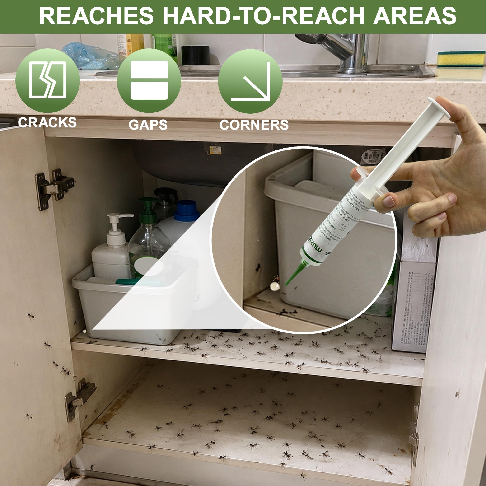 Garsum tube with plunger and tips illustrating easy professional-style use