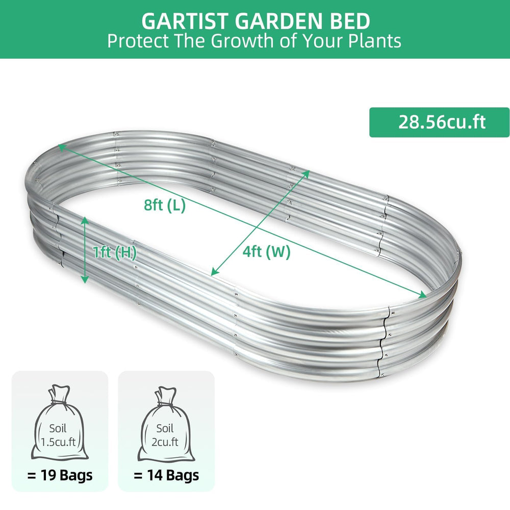 Gartist planter filled with soil and seedlings illustrating quick planting benefit
