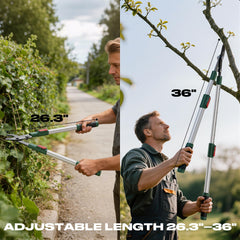 GARTOL ergonomic non-slip handle texture delivering comfortable, reduced-vibration grip