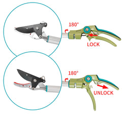 GARTOL rotating handle detail highlighting ergonomic grip for reduced fatigue