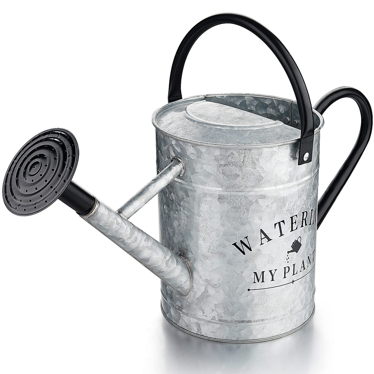 Garutom front view showing galvanized watering can and farmhouse appeal