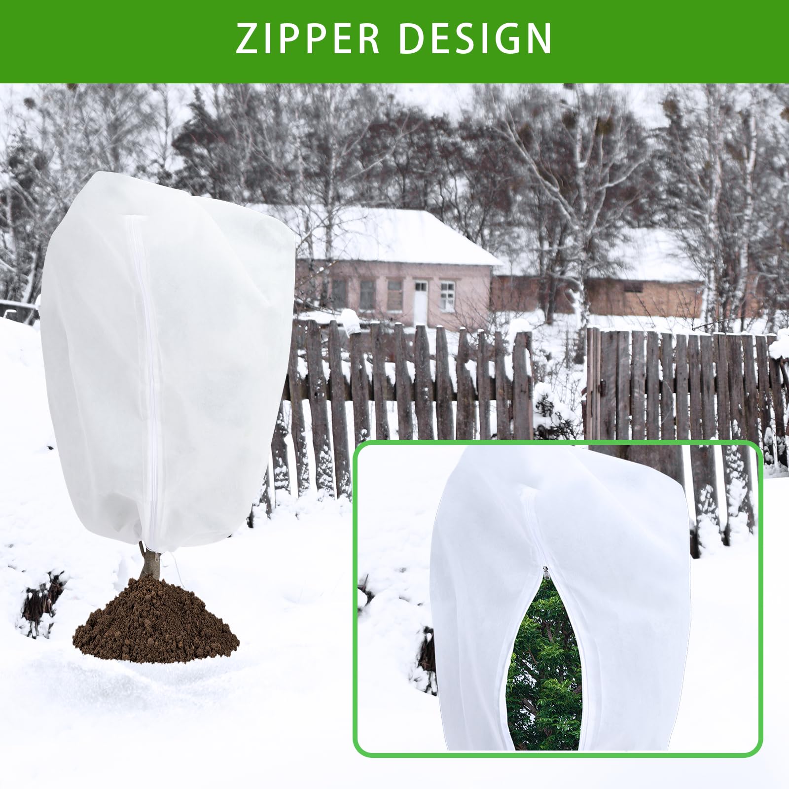 Garutom side zipper detail for easy access and quick installation advantage