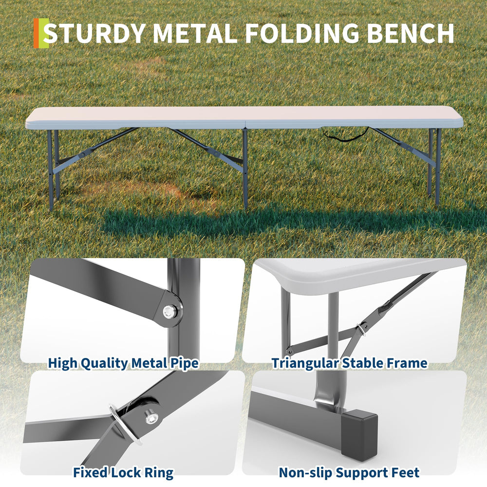 Garvee non-slip feet on bench protecting floors and preventing slips