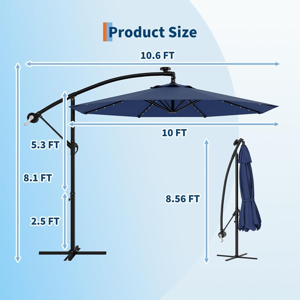 Garvee cross base and pole comparison showing recommended 120 lb base stability