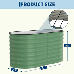 Garvee planter filled with soil and vegetables showing productive use