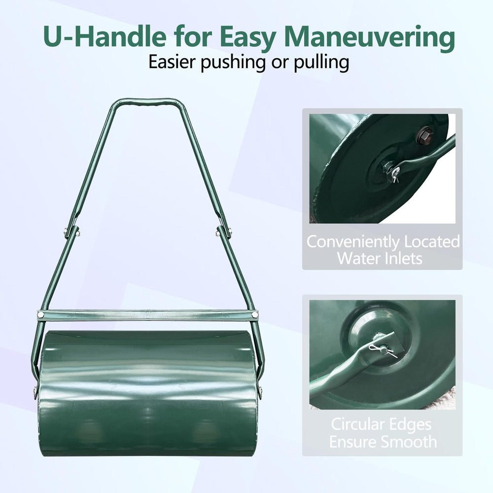 Garvee drum filled with water demonstrating adjustable weight benefit