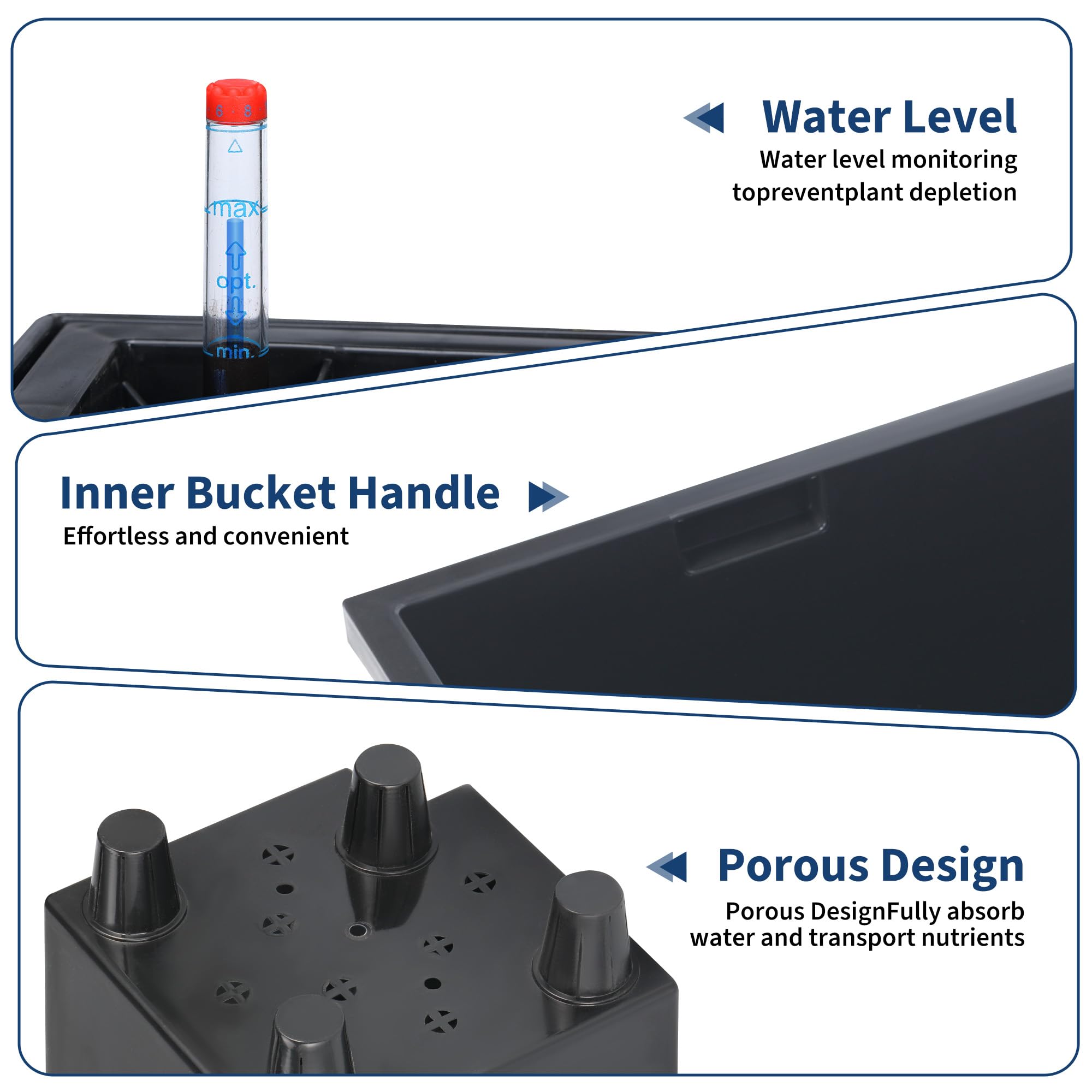 Garvee filling inlet demonstration for neat, spill-free reservoir refills