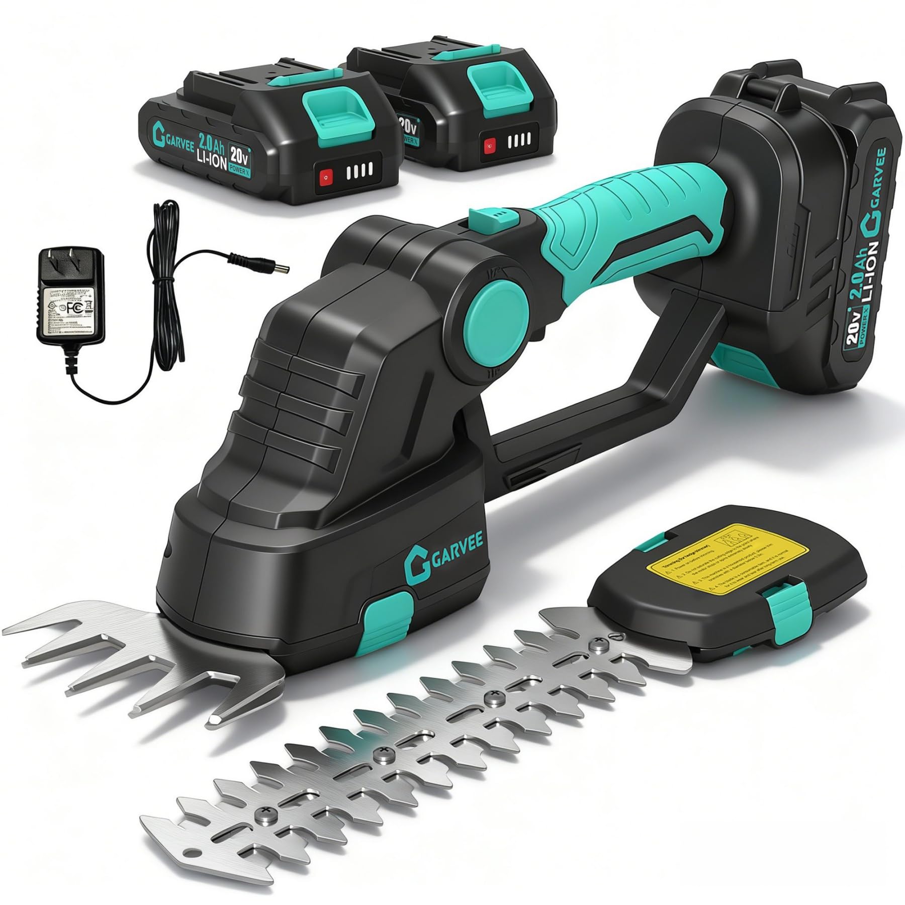 Garvee front view of cordless trimmer showing compact benefits
