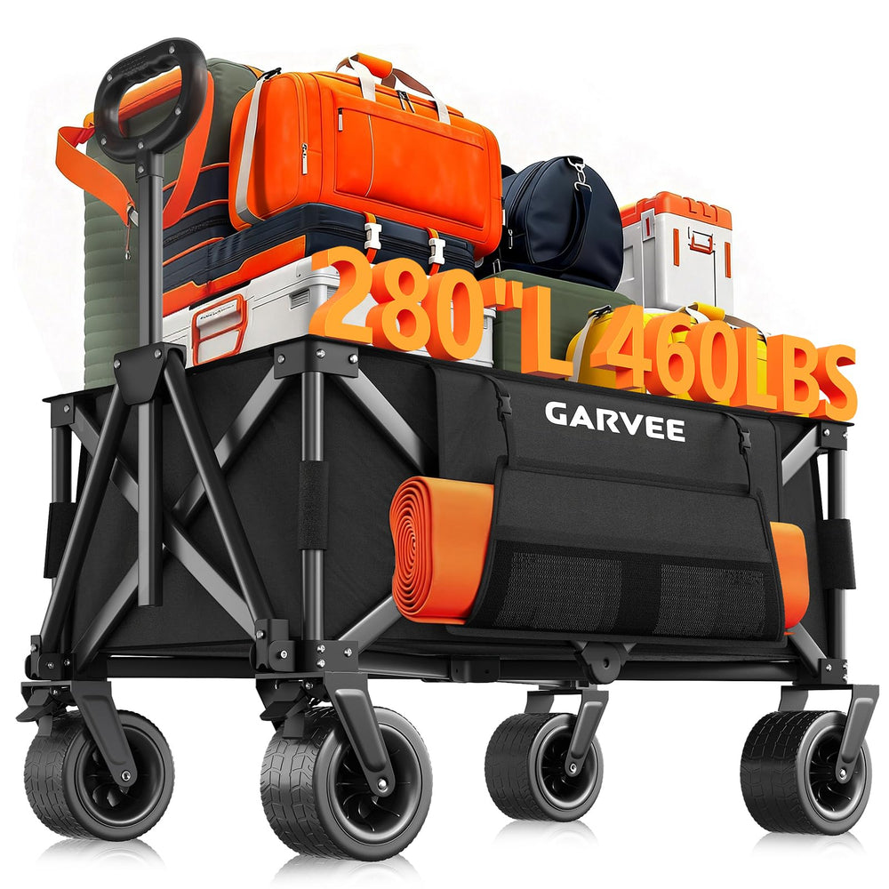 Garvee front view of wagon showing spacious cargo benefit