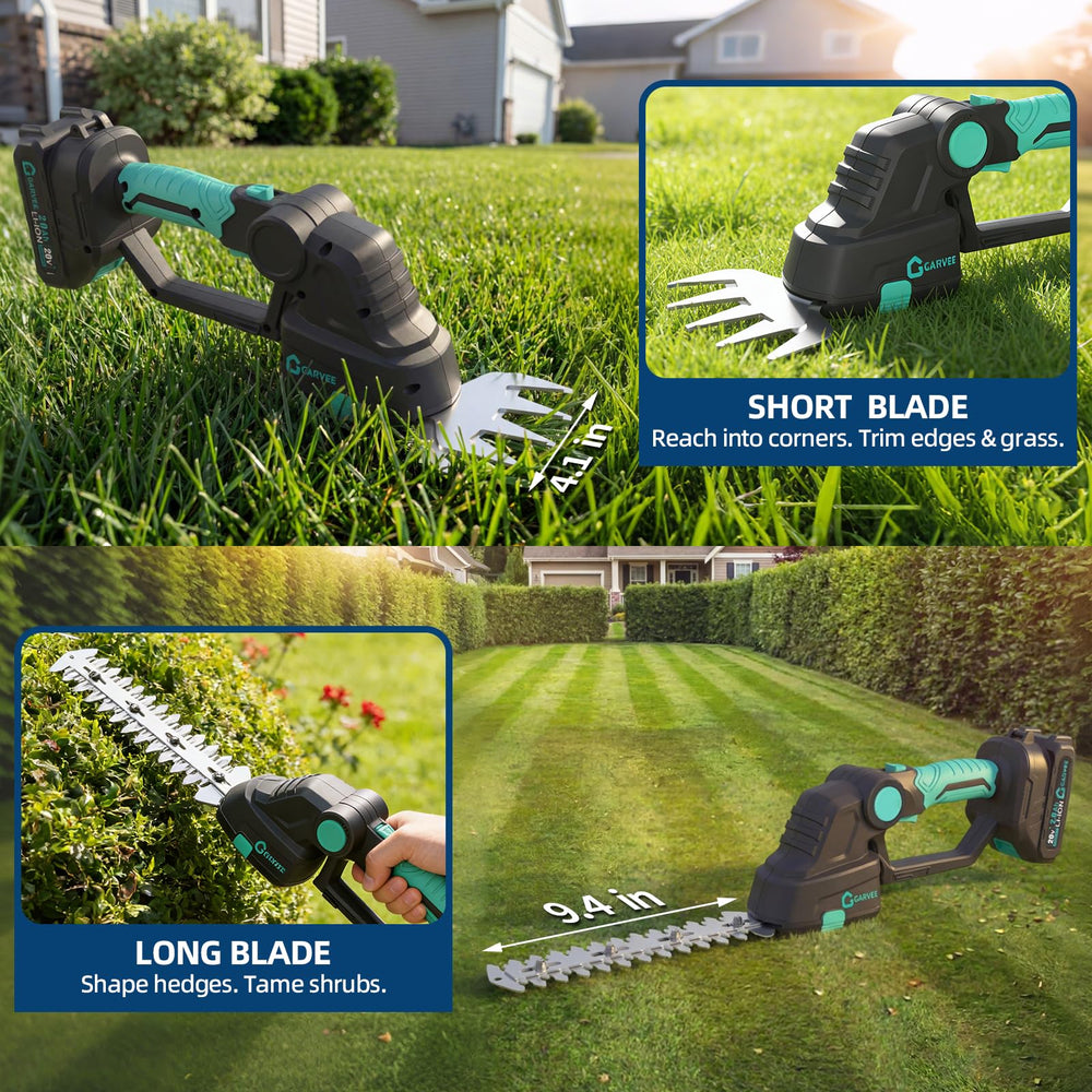 Garvee detail of 4.1 inch grass cutter blade for precise edging