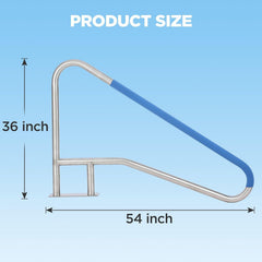 Garvee close-up of blue nylon grip cover offers comfortable non-slip hold