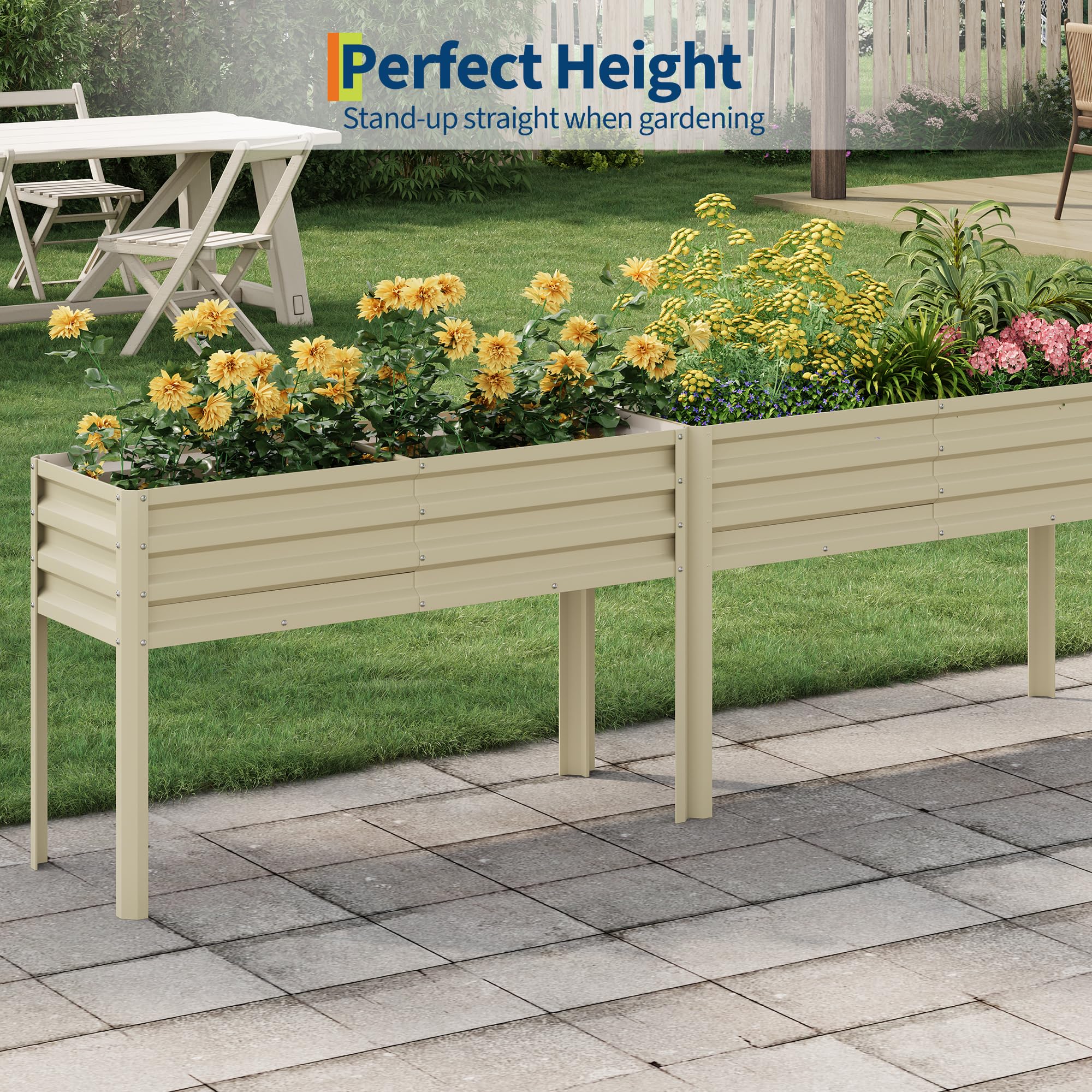 Garvee included accessories displayed: soil liner, capillary matting and drainage plugs for easy setup