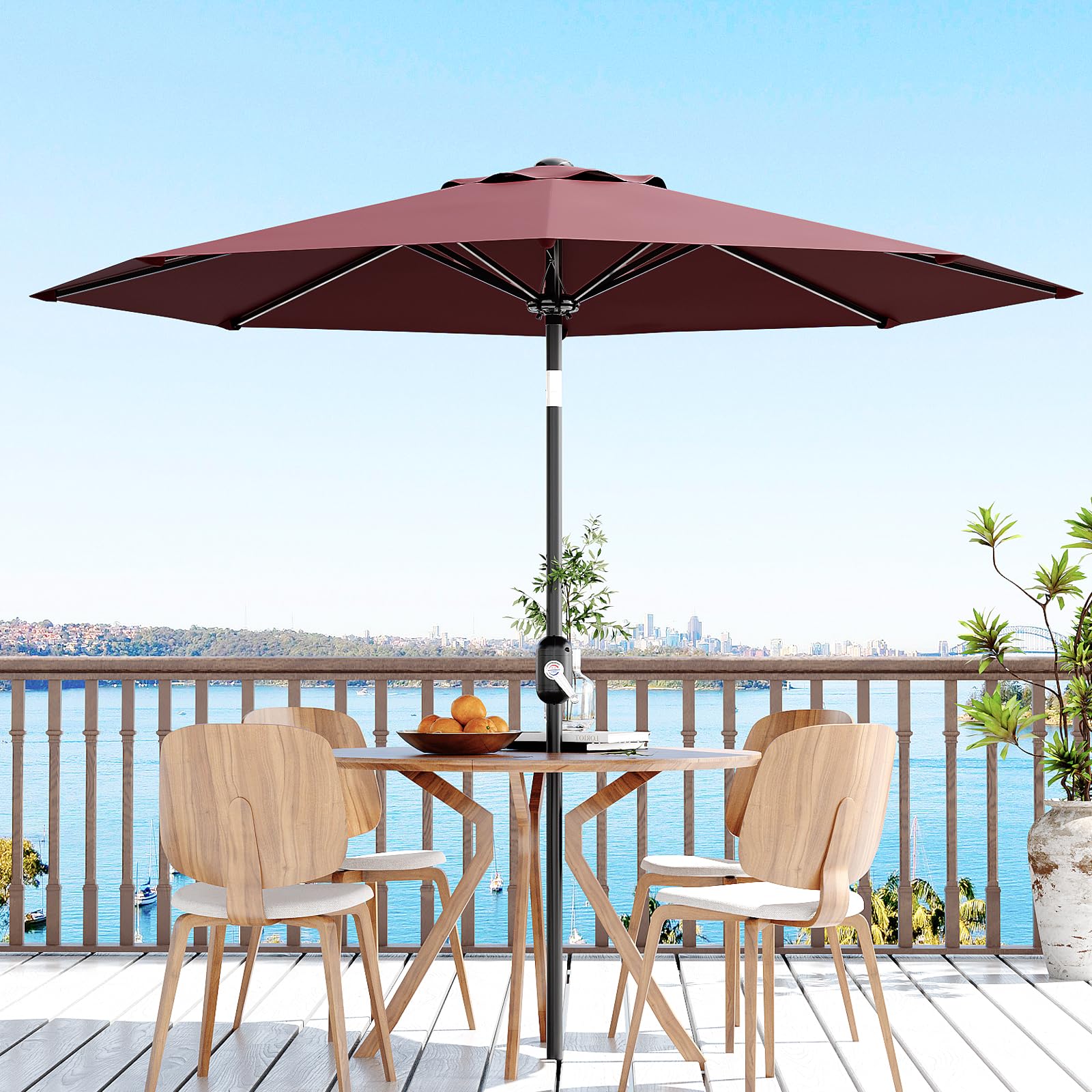 Garvee lifestyle poolside setting showing comfortable shaded lounging
