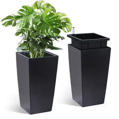 Garvee maceta frontal elegante y durable para ambientes interiores y exteriores