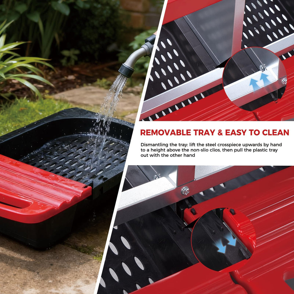 Garvee galvanized finish and label highlighting rust-resistant long-lasting durability
