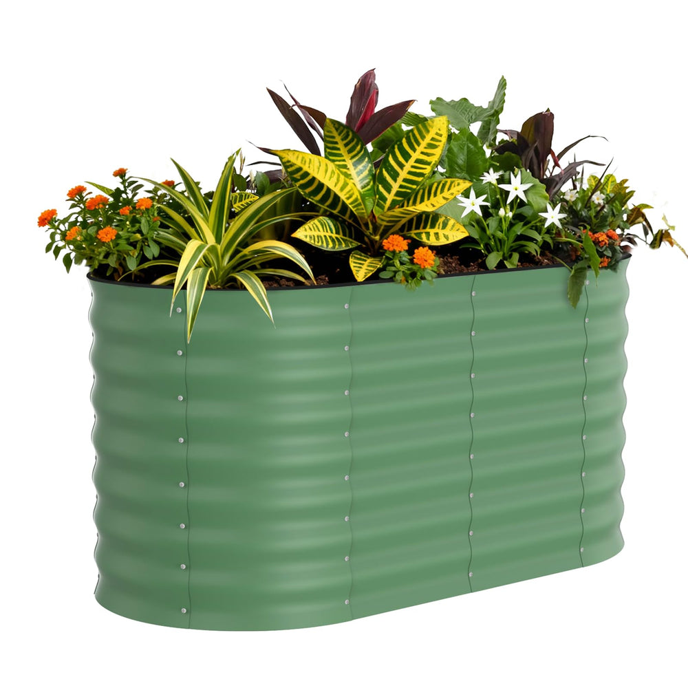 Garvee oval front view showing full planter and planting capacity benefit