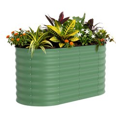 Garvee oval front view showing full planter and planting capacity benefit