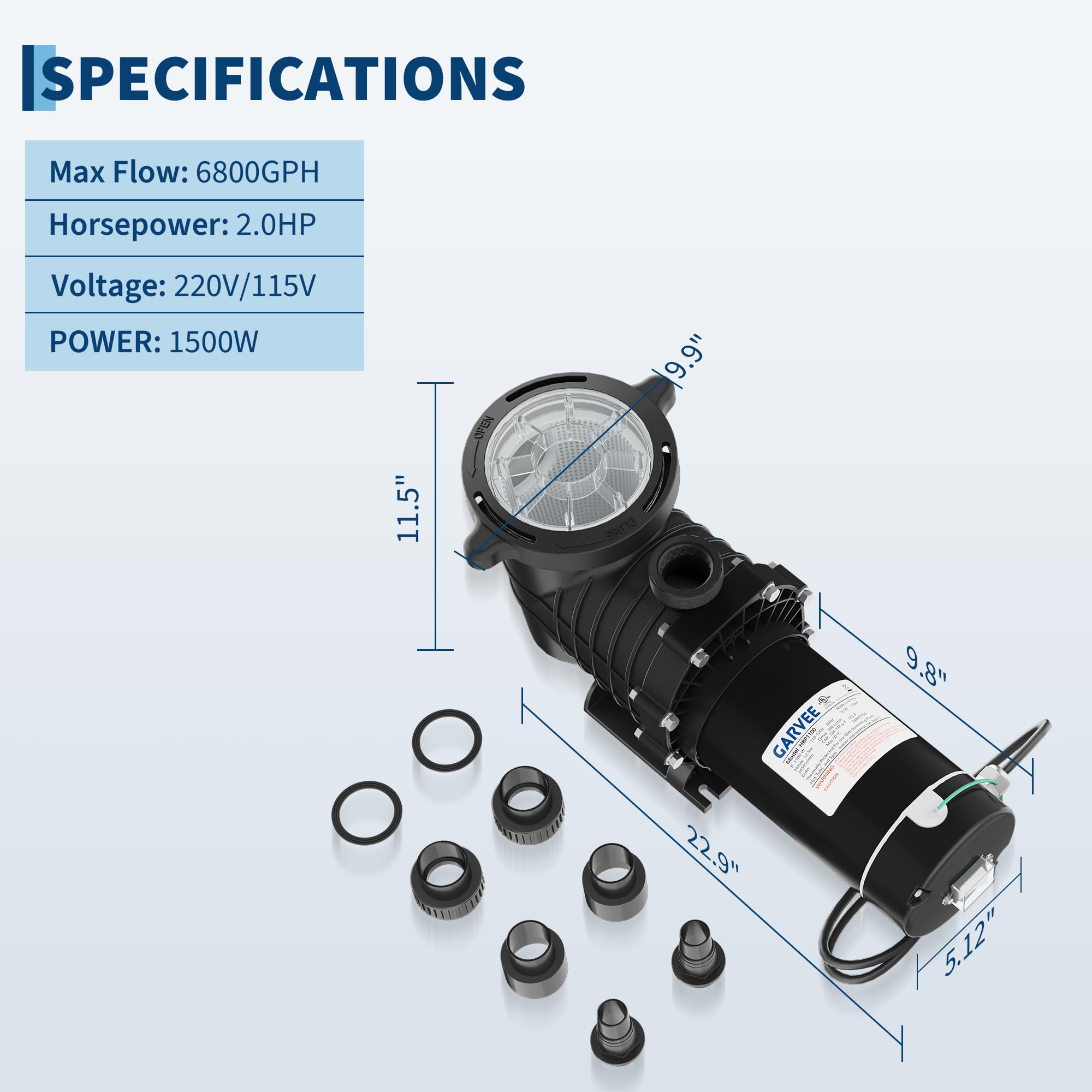 Garvee package and included adapters showing ready-to-install convenience benefit