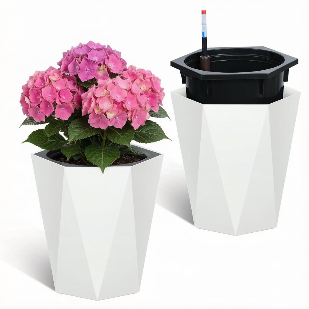 Garvee positioned in living room showing how planters elevate interior greenery