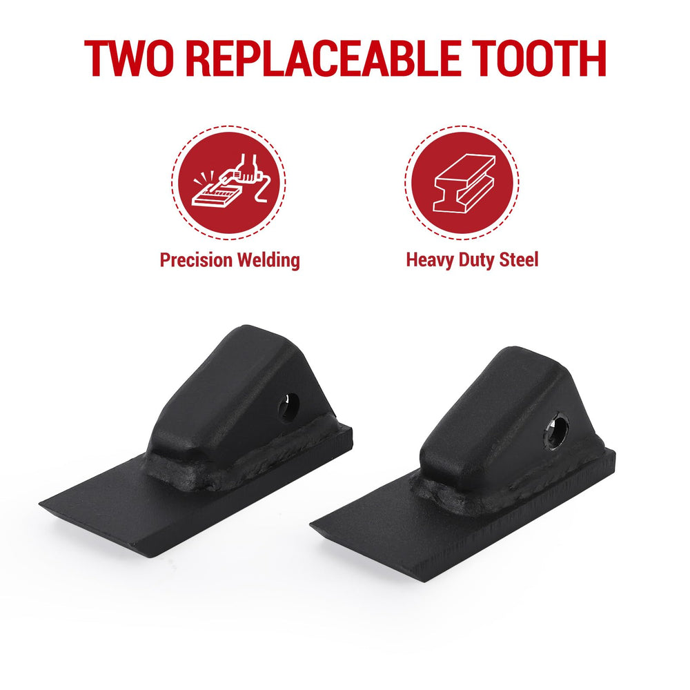 Garvee side profile highlighting four-position adjustment holes for depth control