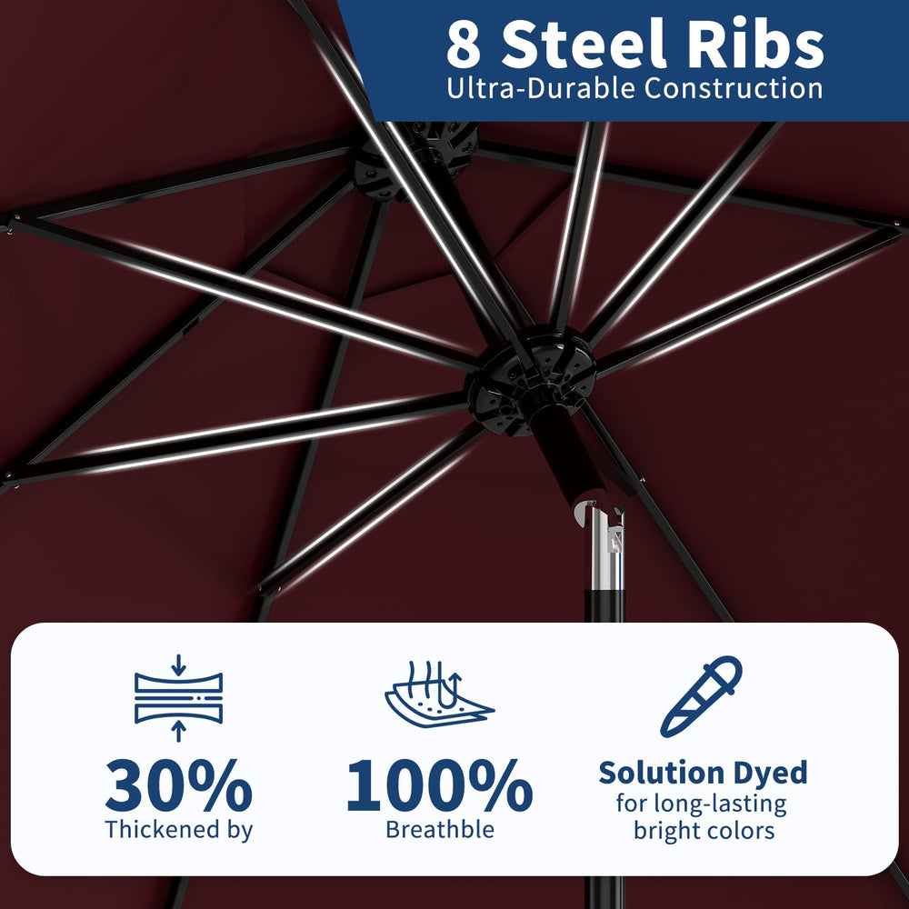 Garvee vented top detail illustrating wind-release stability benefit