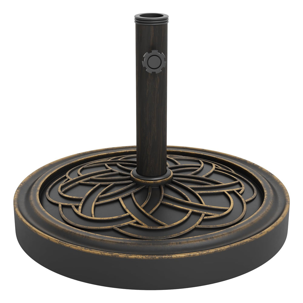 GarveeLife front view of umbrella base showing stable design and outdoor use benefit