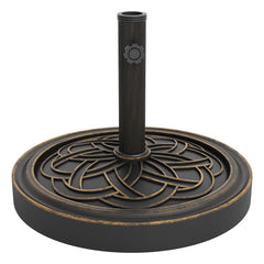 GarveeLife front view of umbrella base showing stable design and outdoor use benefit