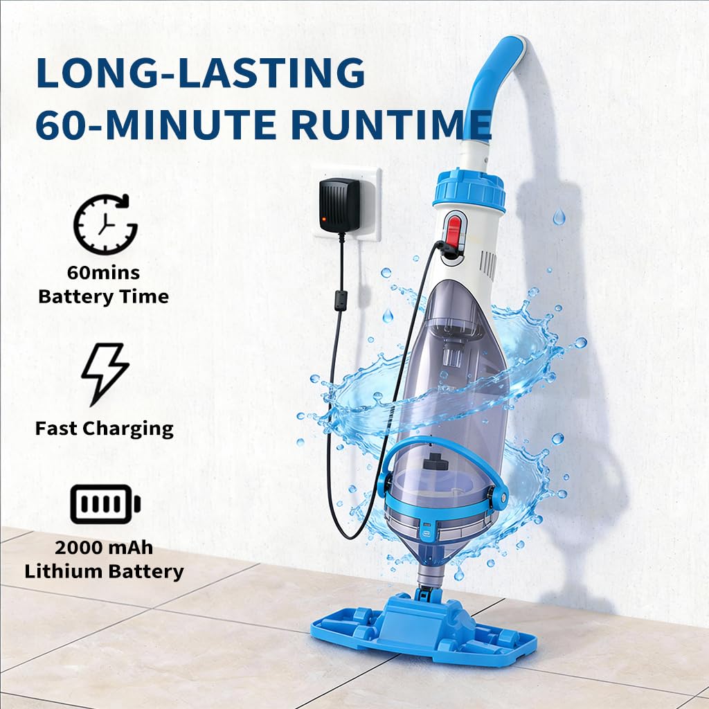 GarveeLife head close-up highlighting nozzle design and strong suction for efficient debris pickup