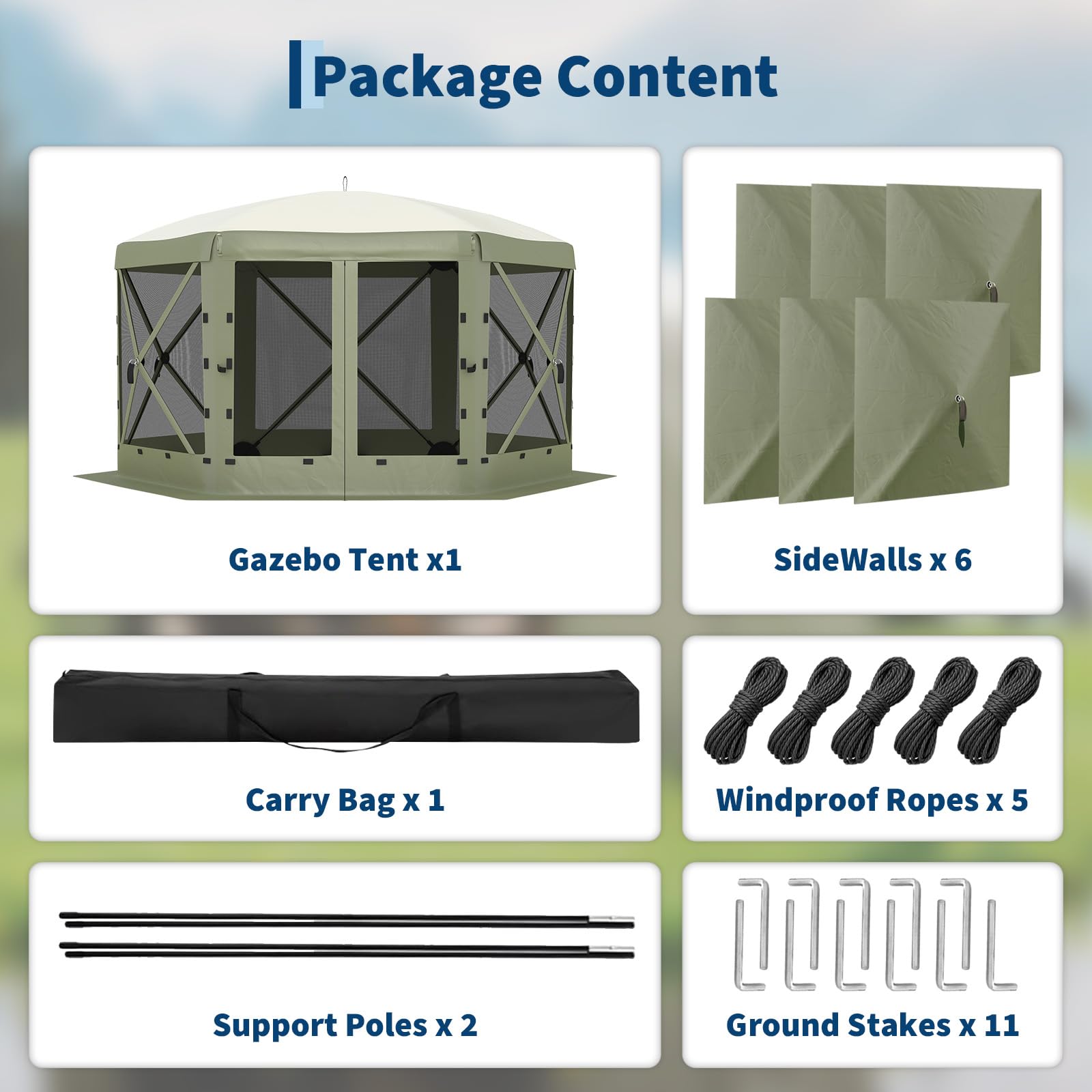 GarveeLife reinforced corner detail improving rain resistance and longevity