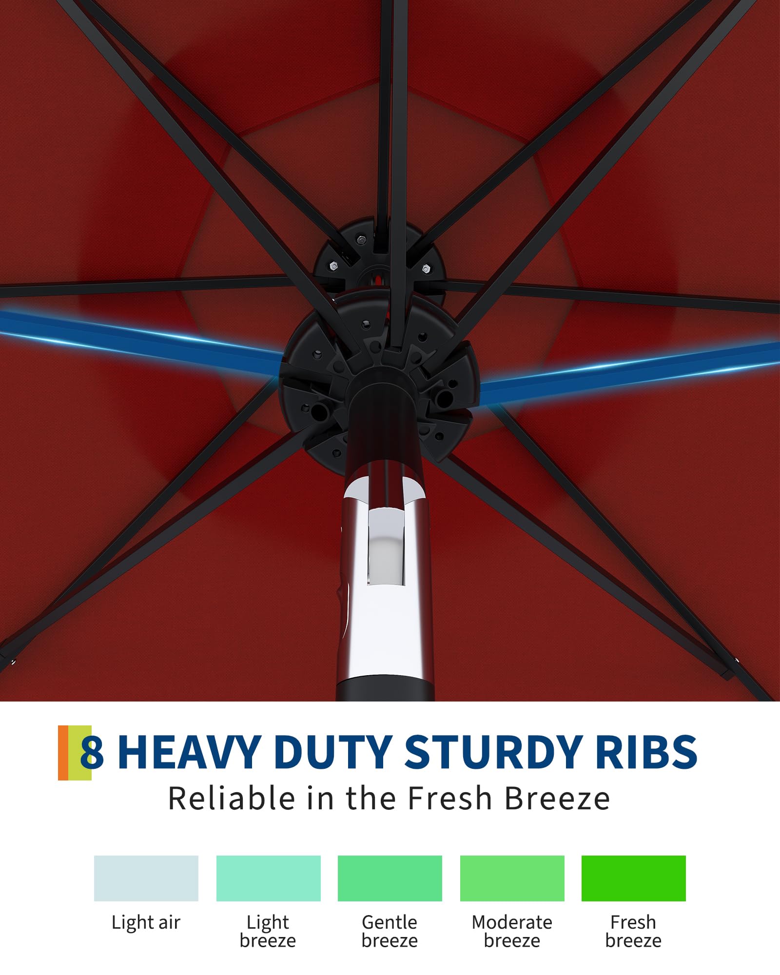 GarveeLife solar panel and 40 LEDs glowing at dusk for cordless evening ambiance
