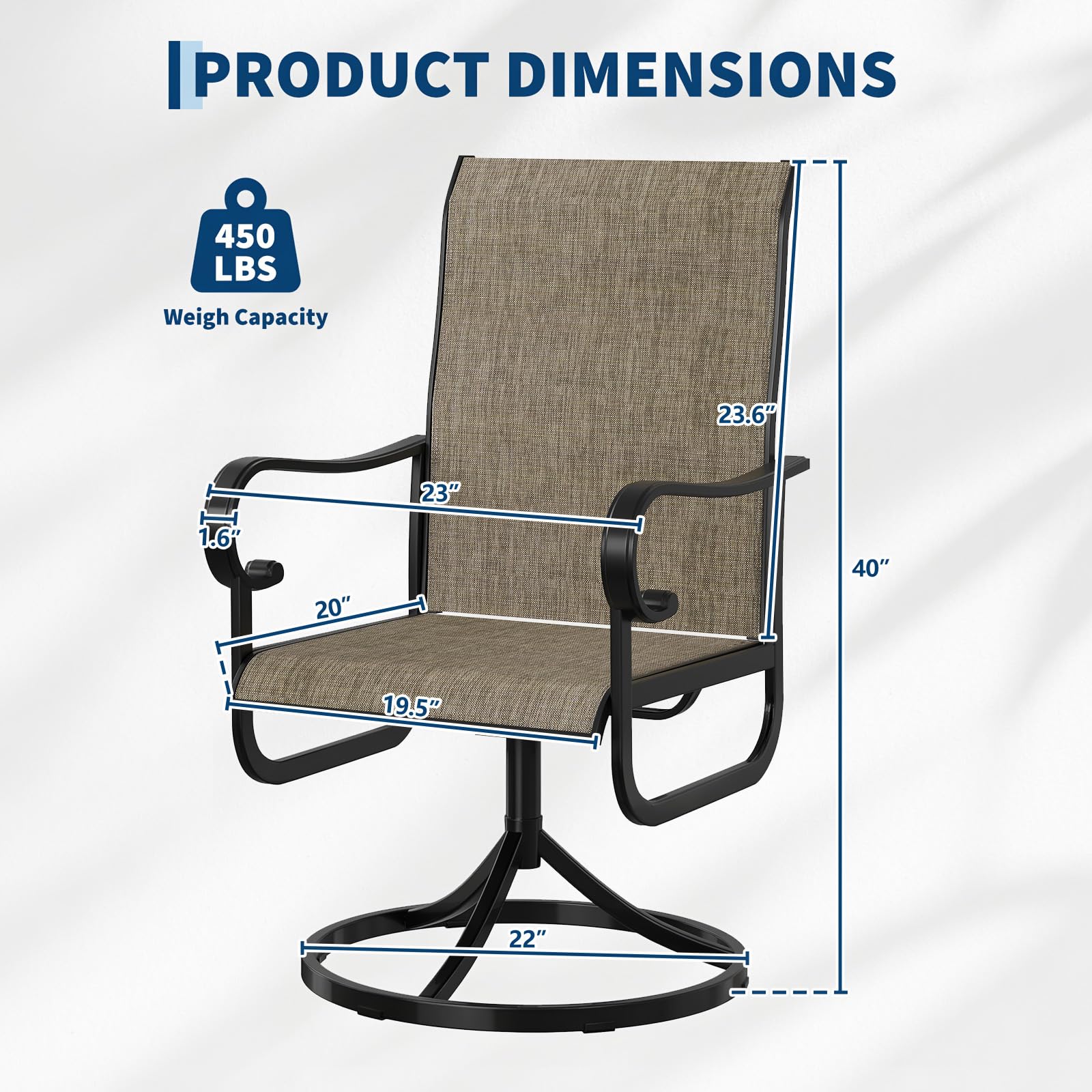 GarveeLife visible swivel mechanism showing smooth 360-degree rotation