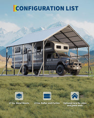 GarveeLife close-up of vertical roof panels promoting fast water runoff