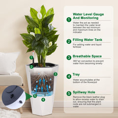 GarveeLife water level monitor close-up letting you check reservoir easily