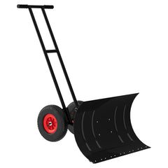 GarveeTech front view of 30-inch blade clearing snow, faster driveway work