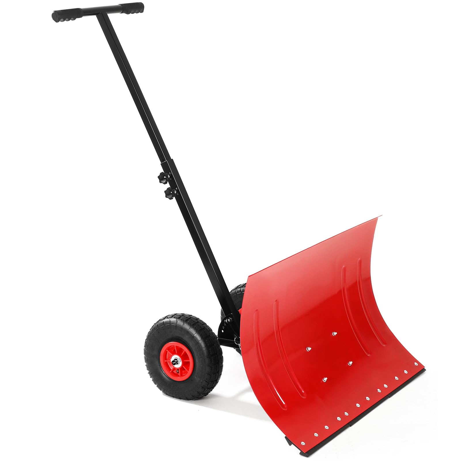 GarveeTech front view showing wide blade moving more snow