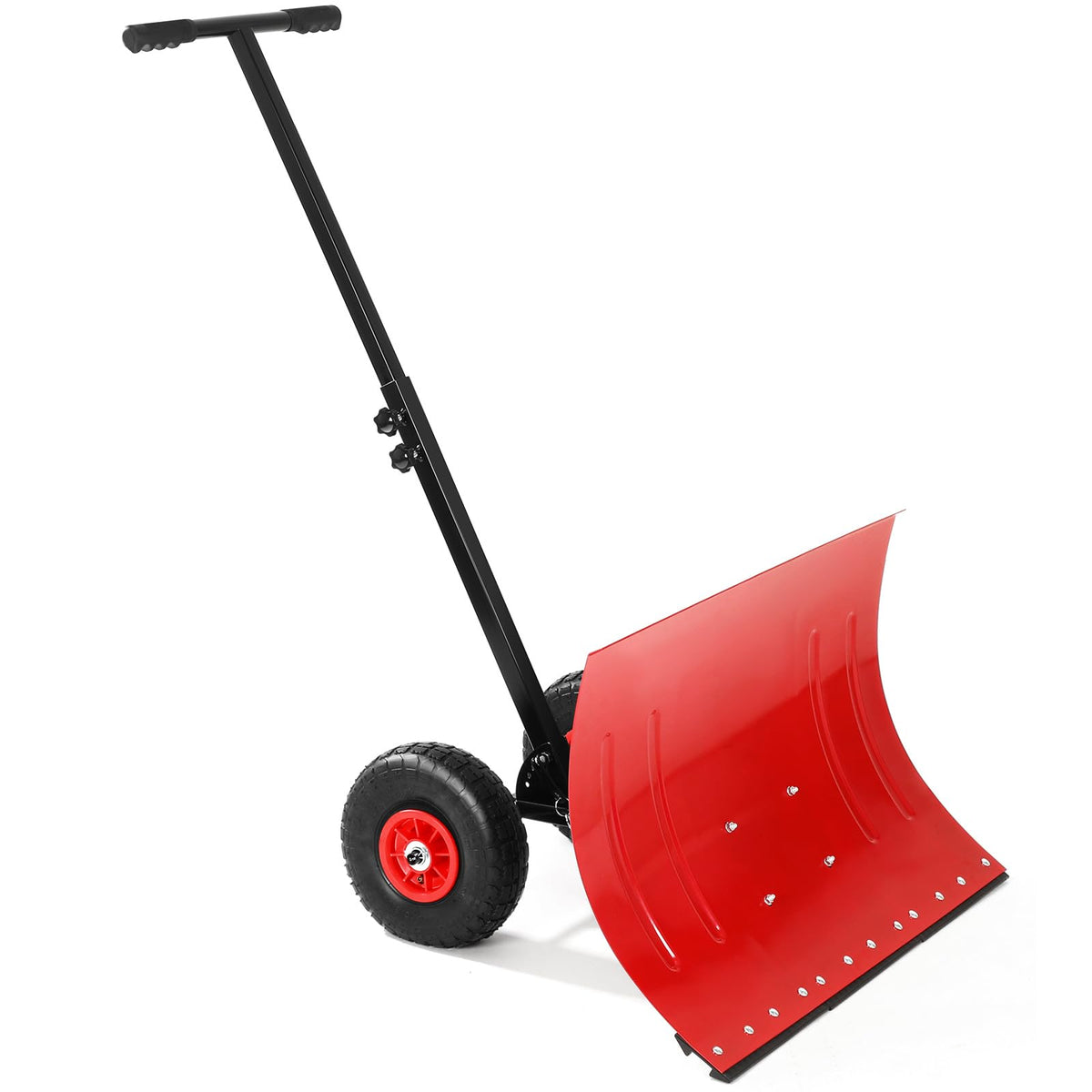 GarveeTech front view showing wide blade moving more snow