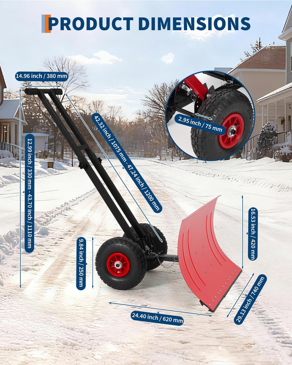 GarveeTech handle adjustment detail offering ergonomic comfort benefit