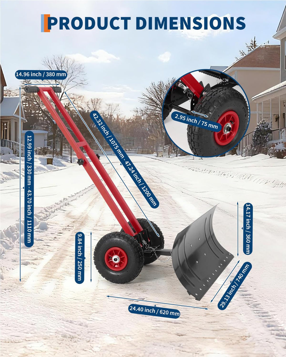 GarveeTech adjustable T-handle detail for ergonomic comfort