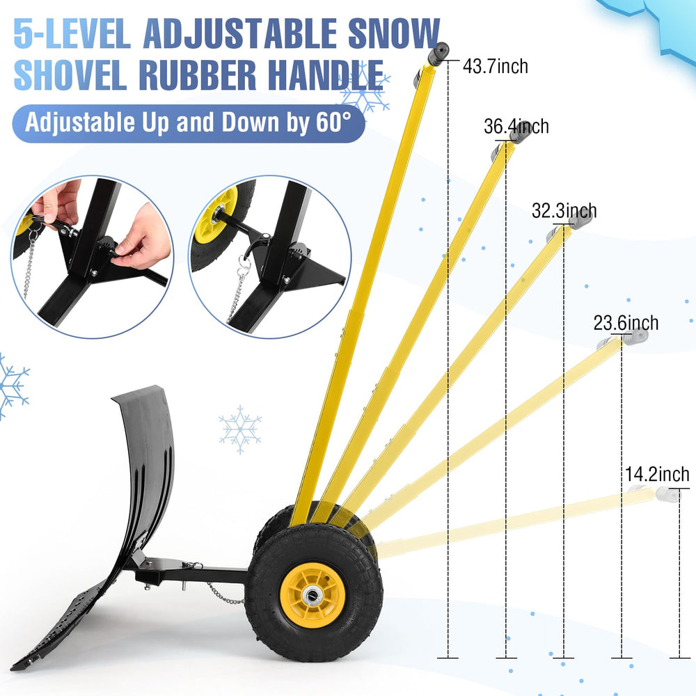GarveeTech adjustable T-handle demonstrating ergonomic height benefit