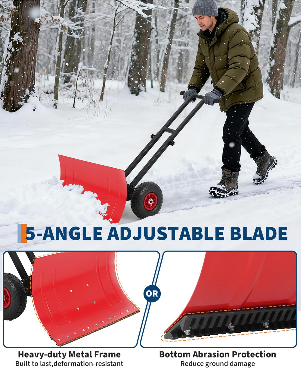 GarveeTech size scale comparison showing large 29x16.5 inch blade advantage