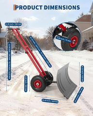GarveeTech detailed 10-inch anti-skid wheel for smooth rolling and superior traction