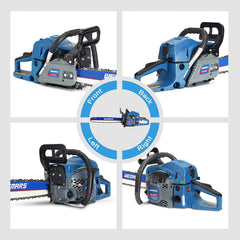 GARWINNER professional saw chain close-up showing sharp teeth and durability